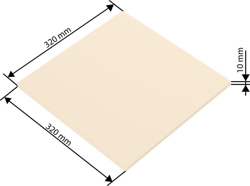 Pizza kámen 320 × 320 × 10 mm